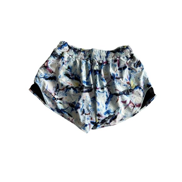 LULULEMON Multicolor Running Workout Shorts Size 8 Tall - Picture 6 of 7